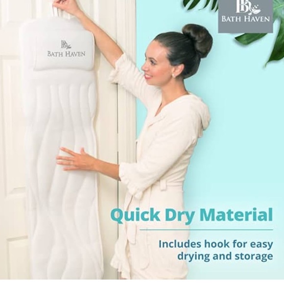 NWOT Bath Haven Bath Pillow for Bathtub - Picture 6 of 13